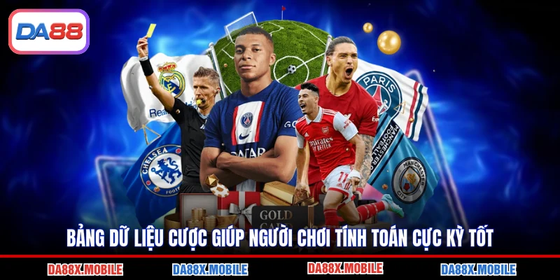 Bảng dữ liệu cược giúp người chơi tính toán cực kỳ tốt