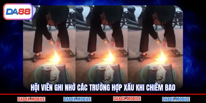 Hội viên ghi nhớ các trường hợp xấu khi chiêm bao